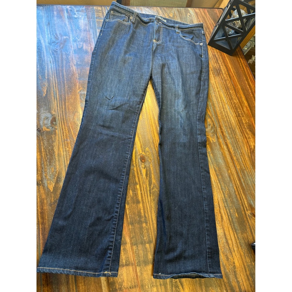 Old Navy The Diva Bootcut Jeans Dark Wash‎ Women's 14 Long
